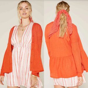 Alexa Button Up Knit Top